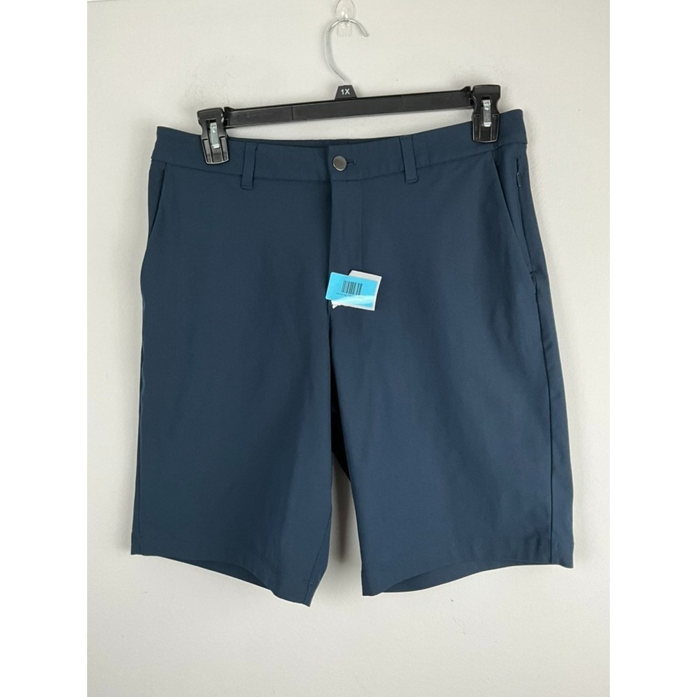 lululemon Commission Men's Navy Stretch Chino Shorts Size 32‎